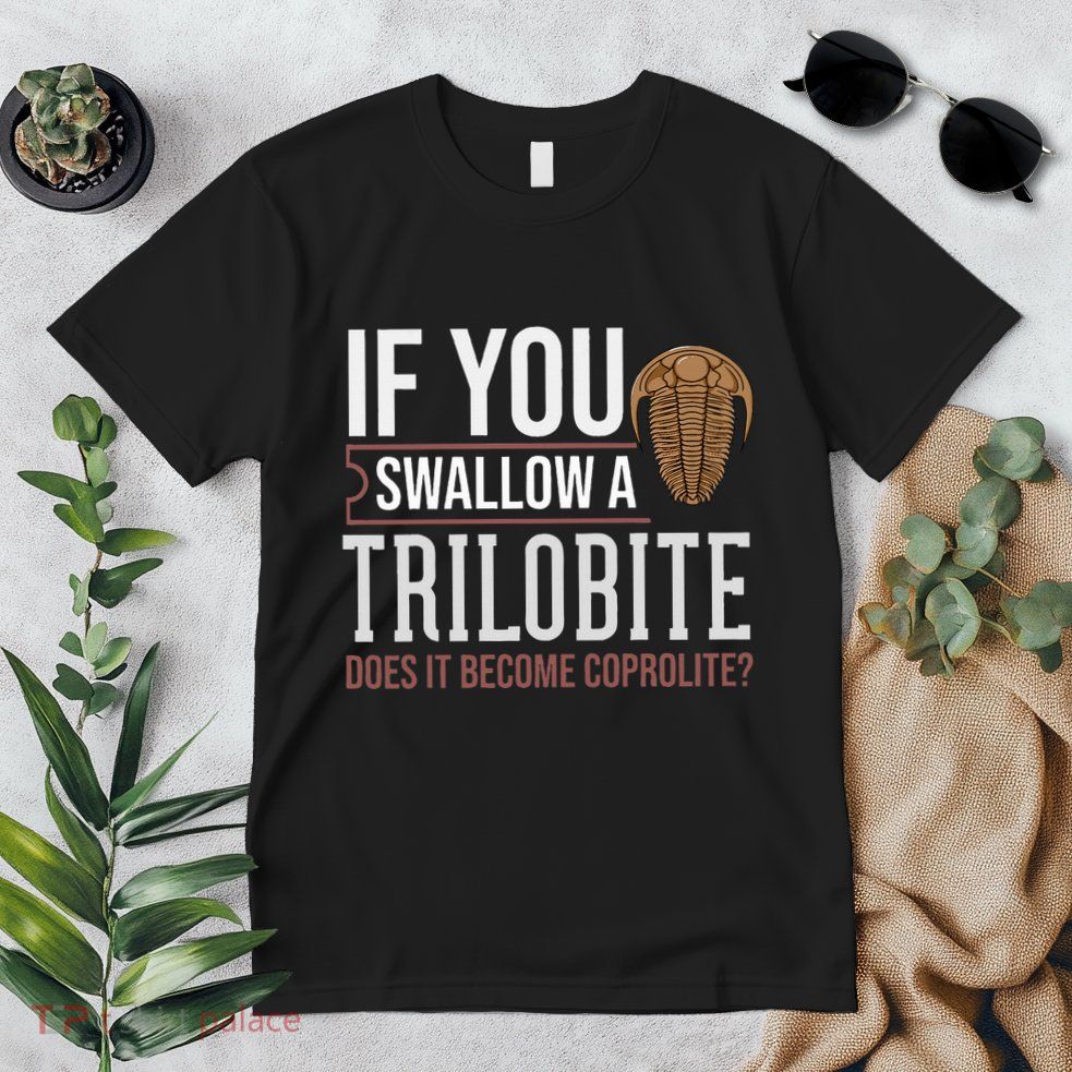 Trilobite Fossil Gift Future Paleontologist Premium T-Shirt