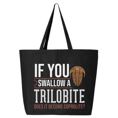 Trilobite Fossil Gift Future Paleontologist 25L Jumbo Tote