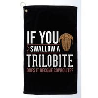 Trilobite Fossil Gift Future Paleontologist Golf Towel