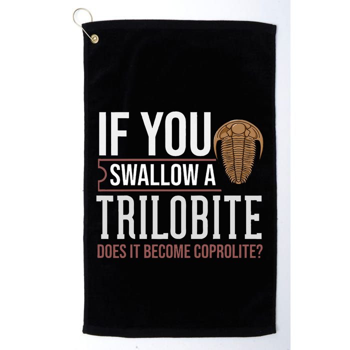 Trilobite Fossil Gift Future Paleontologist Golf Towel