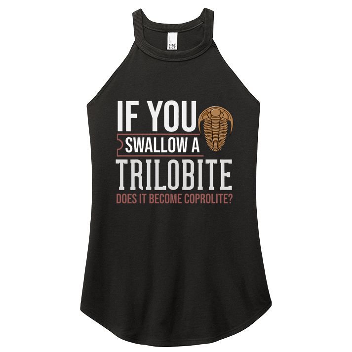 Trilobite Fossil Gift Future Paleontologist Women's Perfect Tri Rocker Tank