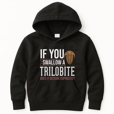 Trilobite Fossil Gift Future Paleontologist Kids Hoodie