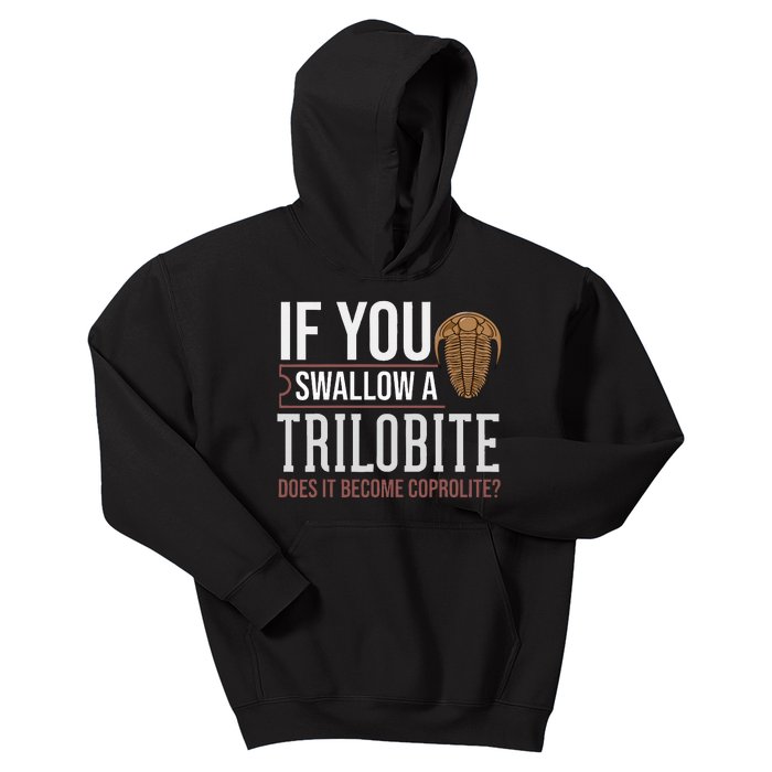 Trilobite Fossil Gift Future Paleontologist Kids Hoodie