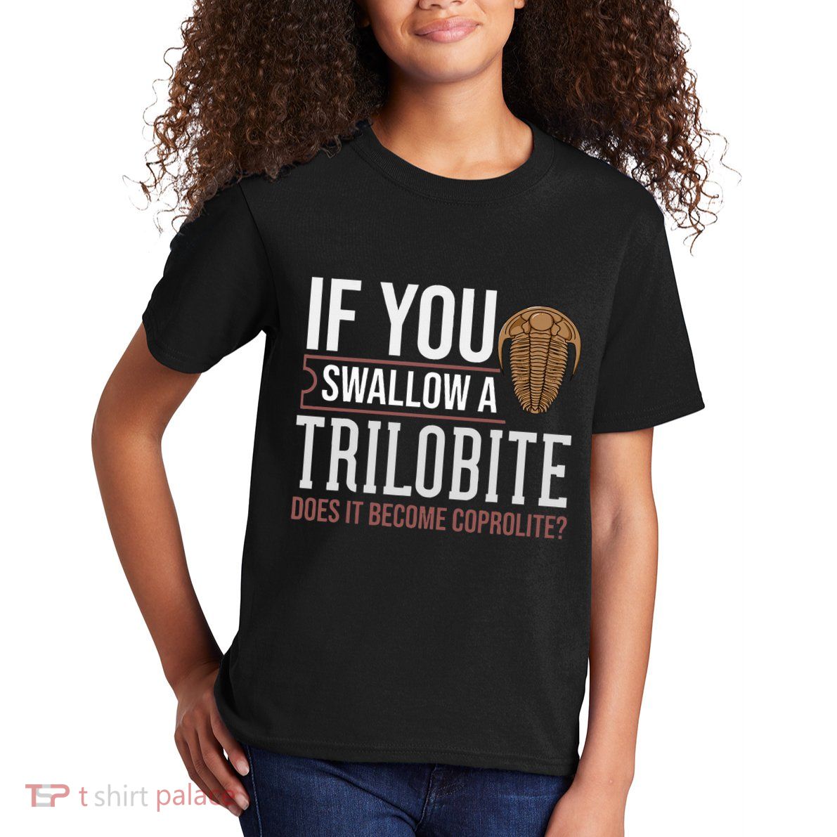Trilobite Fossil Gift Future Paleontologist Kids T-Shirt