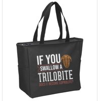 Trilobite Fossil Gift Future Paleontologist Zip Tote Bag