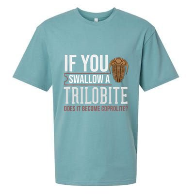 Trilobite Fossil Gift Future Paleontologist Sueded Cloud Jersey T-Shirt