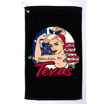 Texas For Girls Texas Proud State Flag For Woman Golf Towel