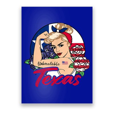 Texas For Girls Texas Proud State Flag For Woman Poster