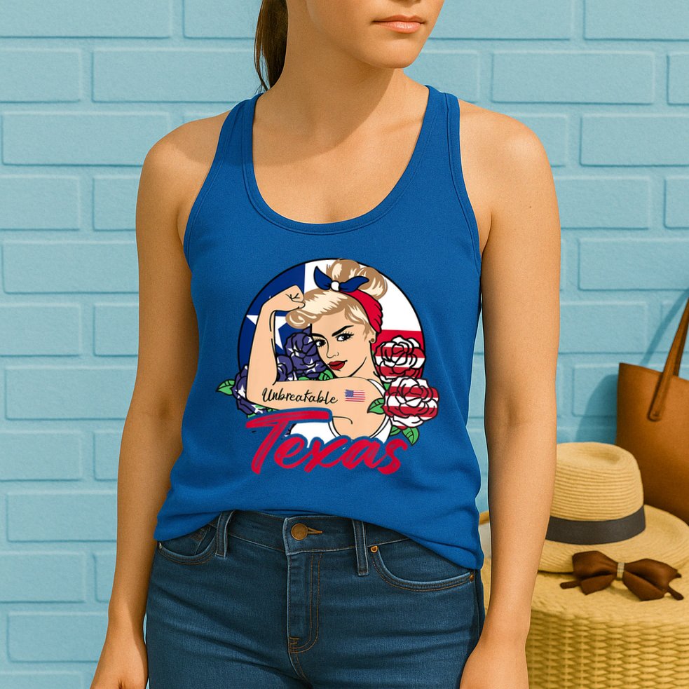 Texas For Girls Texas Proud State Flag For Woman Womens Tank Top