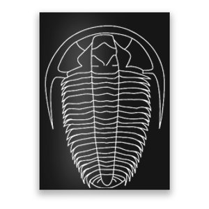 Trilobite Fossil Geology Teacher Student Geologist Gift Poster