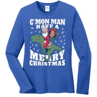 Trex Funny Gift Ladies Long Sleeve Shirt