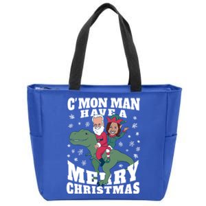 Trex Funny Gift Zip Tote Bag