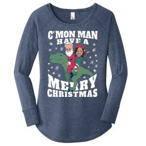 Trex Funny Gift Women's Perfect Tri Tunic Long Sleeve Shirt