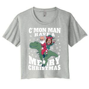 Trex Funny Gift Women's Crop Top Tee