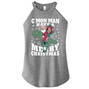 Trex Funny Gift Women's Perfect Tri Rocker Tank