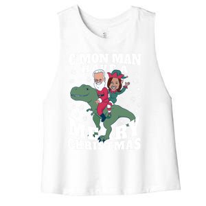 Trex Funny Gift Women's Racerback Cropped Tank