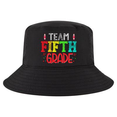 Team Fifth Grade Hello 5Th Grade Happy First Day Of School Meaningful Gift Cool Comfort Performance Bucket Hat