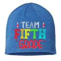 Team Fifth Grade Hello 5Th Grade Happy First Day Of School Meaningful Gift Sustainable Beanie