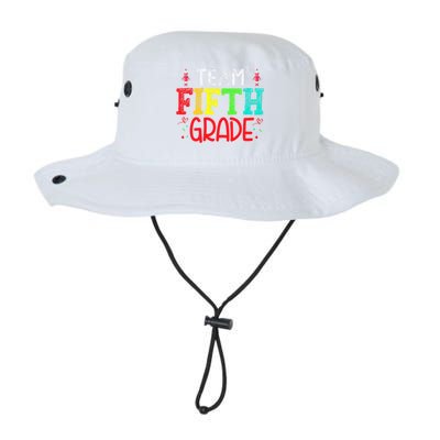 Team Fifth Grade Hello 5Th Grade Happy First Day Of School Meaningful Gift Legacy Cool Fit Booney Bucket Hat