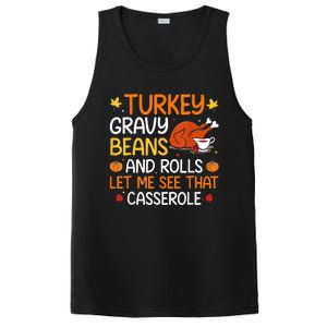 Thanksgiving Feast Gravy Beans and Rolls Design PosiCharge Competitor Tank