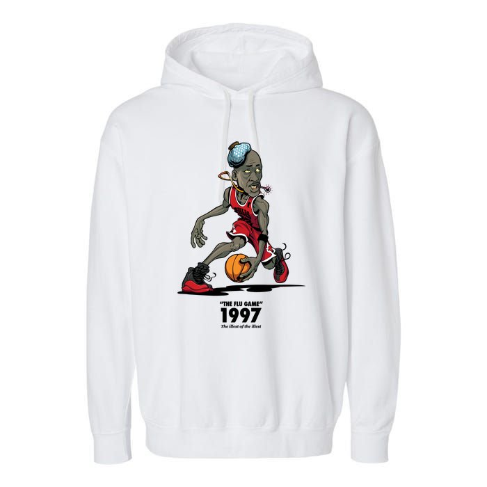 The Flu Game 1997 The Illest Of The Illest Limited Garment-Dyed Fleece Hoodie