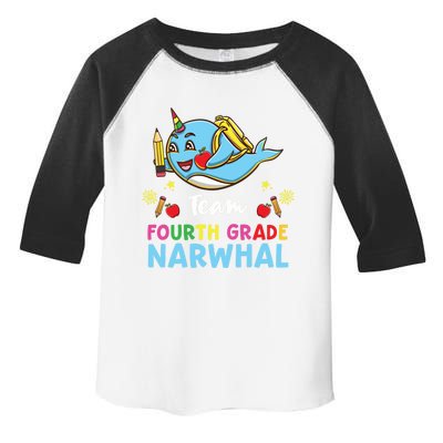 Team Fourth Grade Narwhal Cool Gift Toddler Fine Jersey T-Shirt