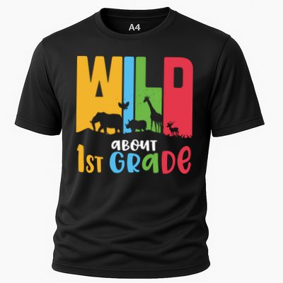 Team First Grade Wild About First Grade Back To School Performance Shirt