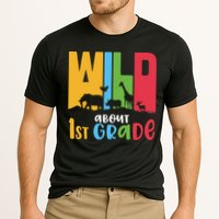 Team First Grade Wild About First Grade Back To School Cooling Performance Crew T-Shirt
