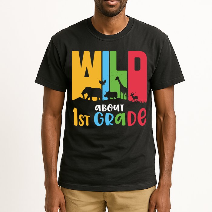 Team First Grade Wild About First Grade Back To School Tall T-Shirt