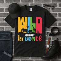 Team First Grade Wild About First Grade Back To School Tall T-Shirt