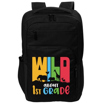 Team First Grade Wild About First Grade Back To School Impact Tech Backpack