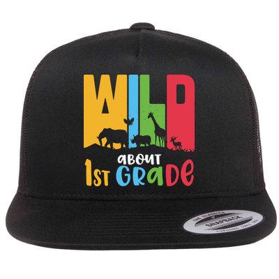 Team First Grade Wild About First Grade Back To School Flatbill Hat