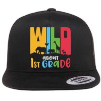 Team First Grade Wild About First Grade Back To School Flat Bill Trucker Hat