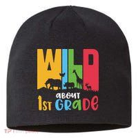 Team First Grade Wild About First Grade Back To School Sustainable Beanie