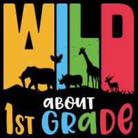 Team First Grade Wild About First Grade Back To School 16 in Basic Backpack