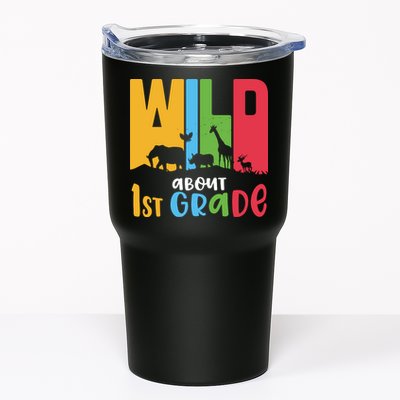 Team First Grade Wild About First Grade Back To School Tumbler