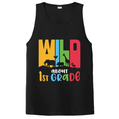 Team First Grade Wild About First Grade Back To School PosiCharge Competitor Tank