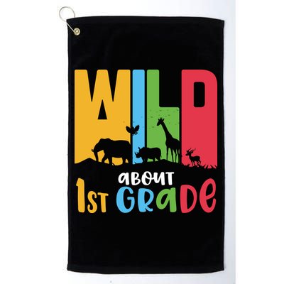 Team First Grade Wild About First Grade Back To School Golf Towel