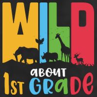 Team First Grade Wild About First Grade Back To School Microfiber Hand Towel