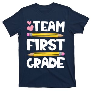 Team First Grade Funny 1st Back To School Teacher Student T-Shirt