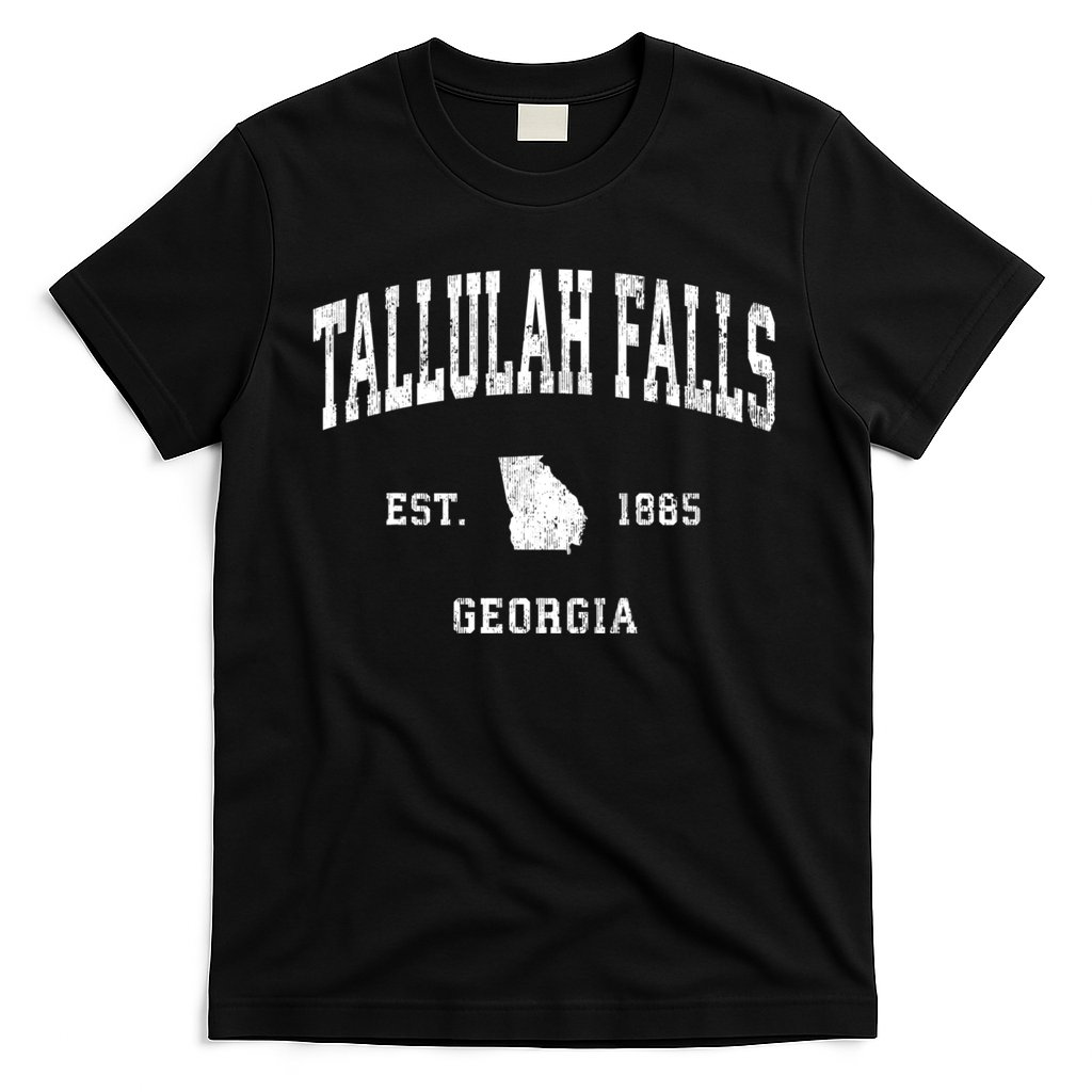 Tallulah Falls Georgia Ga Vintage Athletic Sports T-Shirt