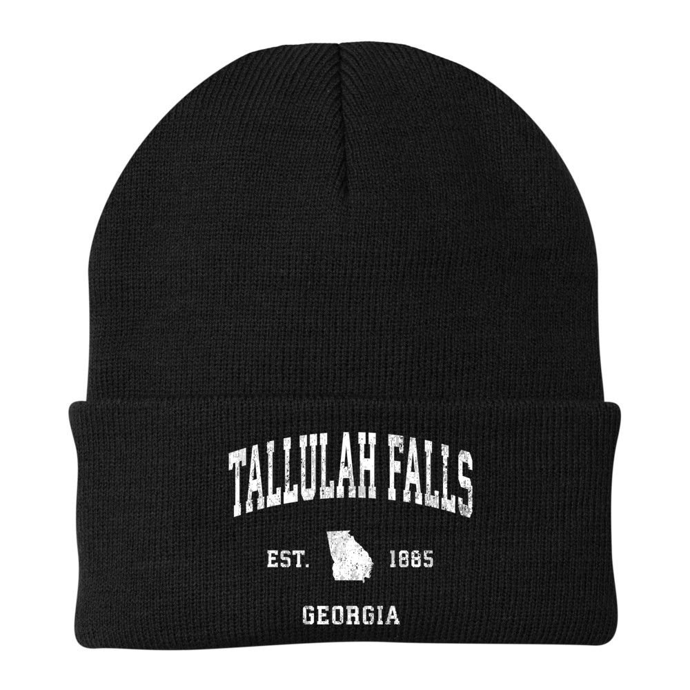 Tallulah Falls Georgia Ga Vintage Athletic Sports Beanie