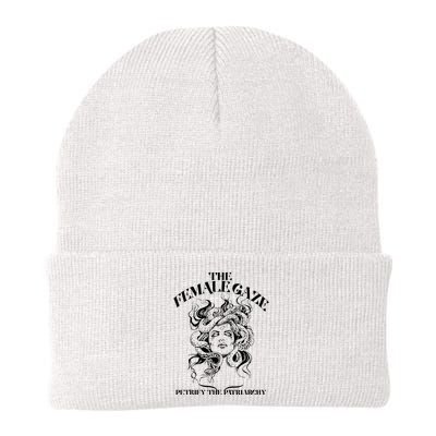 The Female Gaze Petrify The Patriarchy Medusa Beanie