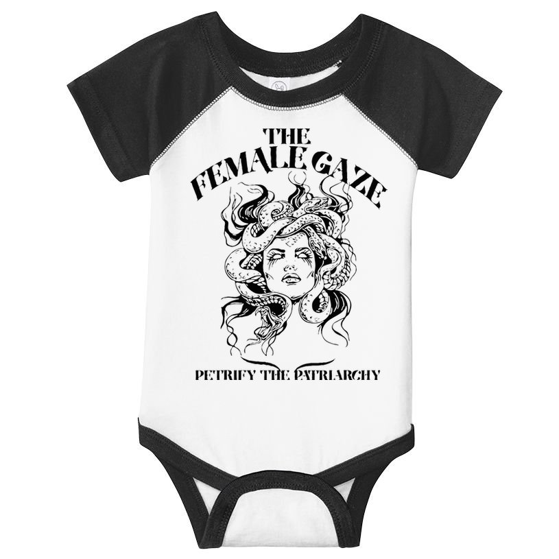 The Female Gaze Petrify The Patriarchy Medusa Infant Baby Jersey Bodysuit
