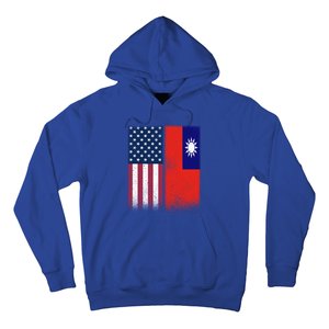 Taiwanese Flag Gift Usa And Taiwan Flags Proud Taiwan Gift Hoodie