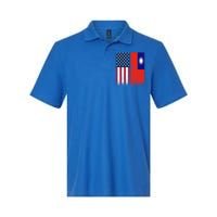 Taiwanese Flag Gift Usa And Taiwan Flags Proud Taiwan Gift Softstyle Adult Sport Polo