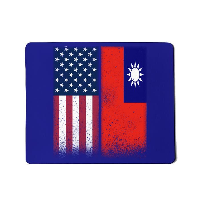 Taiwanese Flag Gift Usa And Taiwan Flags Proud Taiwan Gift Mousepad