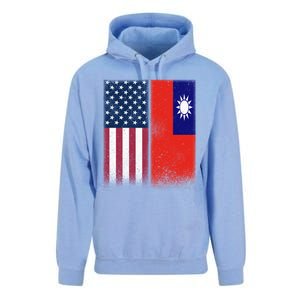 Taiwanese Flag Gift Usa And Taiwan Flags Proud Taiwan Gift Unisex Surf Hoodie