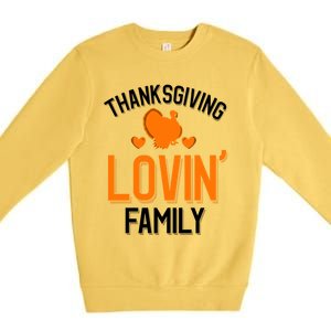 Thanksgiving Family Gift Premium Crewneck Sweatshirt