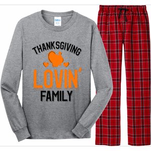 Thanksgiving Family Gift Long Sleeve Pajama Set